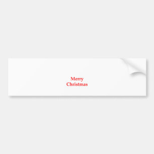 Röd god jul de MUSEUMZazzle gåvorna Bildekal