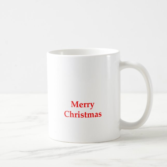 Röd god jul de MUSEUMZazzle gåvorna Kaffemugg (Höger)