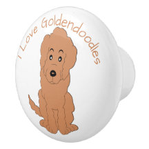 Röd Goldendoodle Hund Design