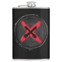 Röd gradering av Grunge