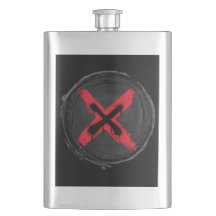 Röd gradering av Grunge