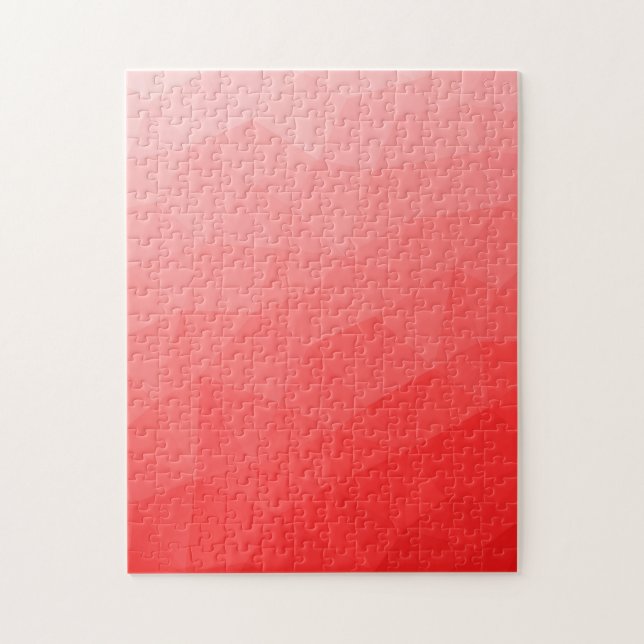 Röd gradient geometriskt nätmönster pussel (Vertikal)