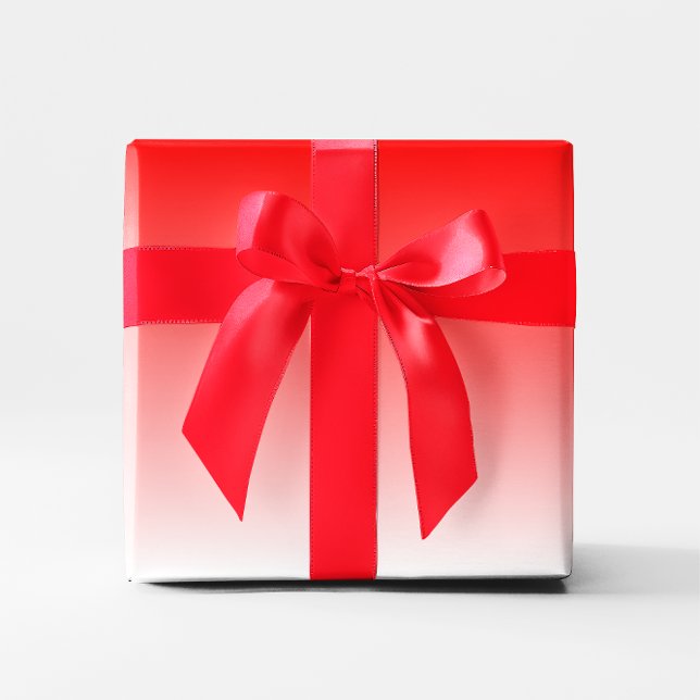 Röd Gradient Presentpapper (Red Gradient Wrapping Paper)
