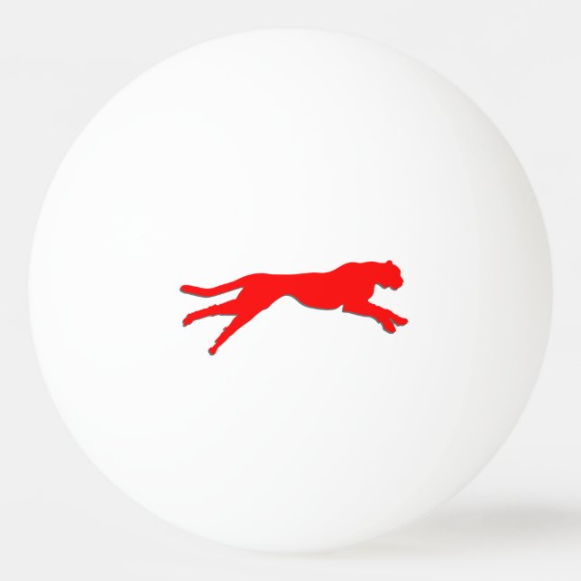 Röd grafik pingisboll (Baksidan)