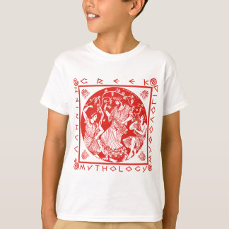 Röd grekisk Mythology - Tee Shirt