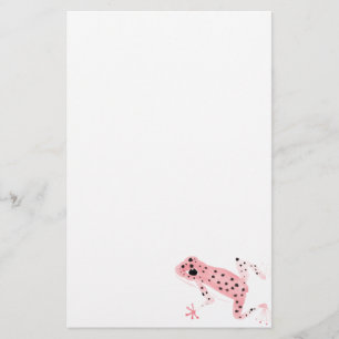Röd groda brevpapper