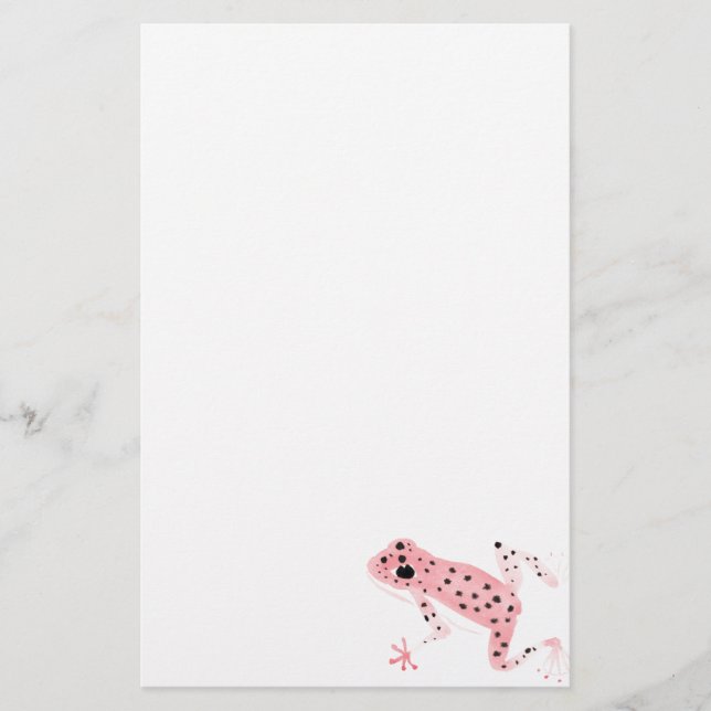 Röd groda brevpapper (Framsida)