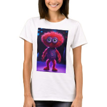 röd groddjusterkaraktär, mycket detaljerad.