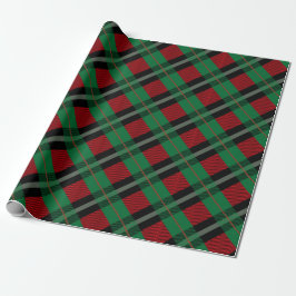 Röd Grön Buffalo Rutig Tartan Rutig Jul Presentpapper