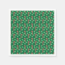 Röd Grön Candy Cane Pepparmynta Jul