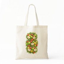 Röd Grön Gul Äpple Botanisk Illustration