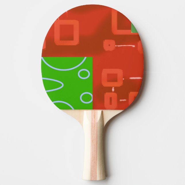 Röd Grön Jul  Pingisracket (Framsidan)