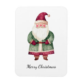 Röd Grön Jul Tomte Magnet
