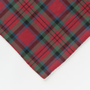 Röd, grön och blåttTartan för MacDuff klan Fleecefilt