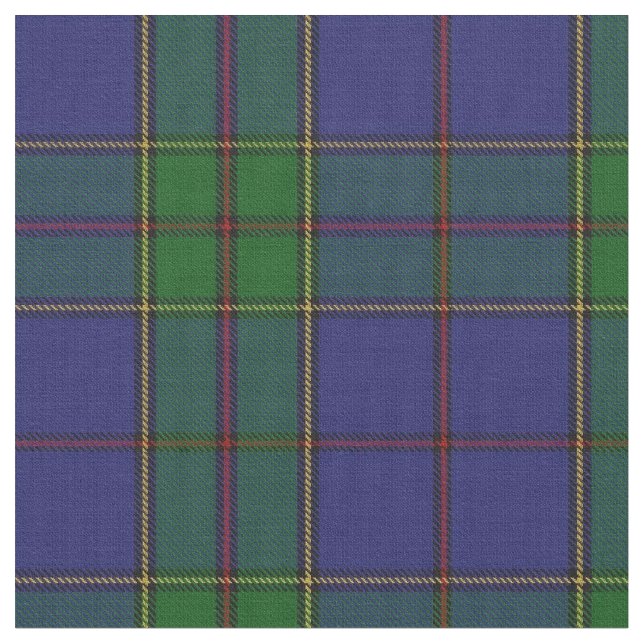 Röd grön skotsk Tartan för klanStrachan blått Tyg (Närbild)