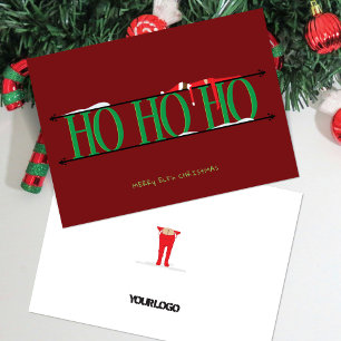 Röd & Grön Tomte Alskens Jul Firmanajul Julkort