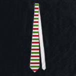 Röd grön vitrandTie Slips<br><div class="desc">Röd,  vit- och gröntrandtie</div>