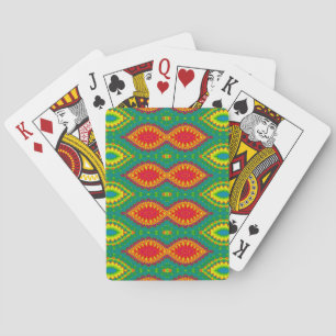 Röd Grönt för gult blå Orange ~ Casinokort