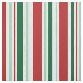 Röd grönt, görar randig vit jultyg tyg