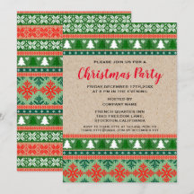 Röd Grönt Jul, Ugly Sweater Corporate Party 