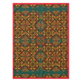 Röd, Grönt och Guld Tapestry Mönster för jul