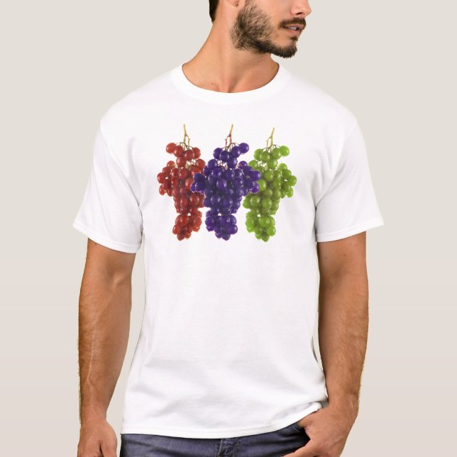 Röd Grönt och Lila Tee Shirt (Framsida)