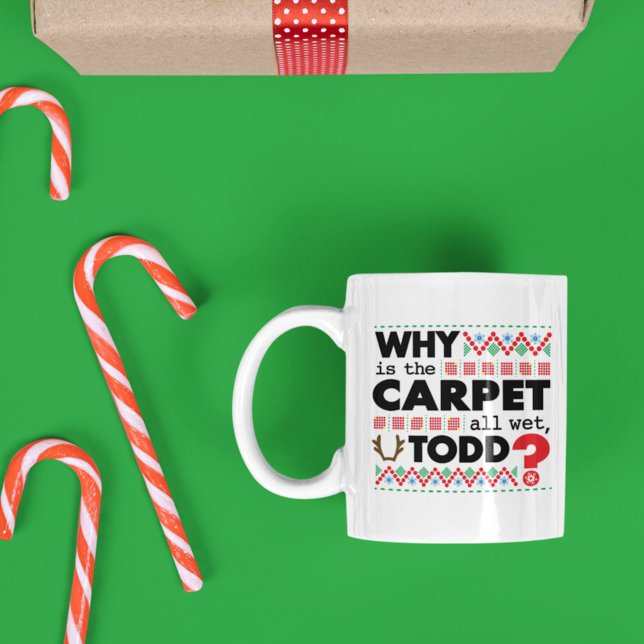 Röd Grönt Varför Todd? Vuxen jul Två-Tonad Mugg (Skapare uppladdad)