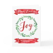 Röd Grönt Vattenfärgning Ny adress andningsjul