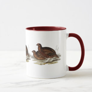 Röd Grouse Mugg
