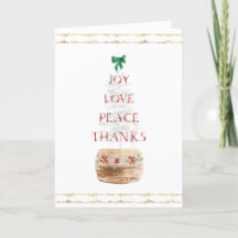 Röd Guld Julträd Typografi Vikad