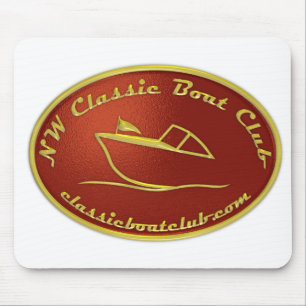 Röd & guld- logotyp Mousepad för NWCBC Musmatta