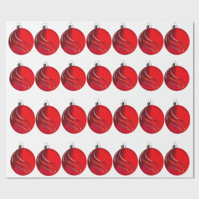 Röd, Guld, Silver, Papper inslagning av Lökar vid  Presentpapper (Platt)