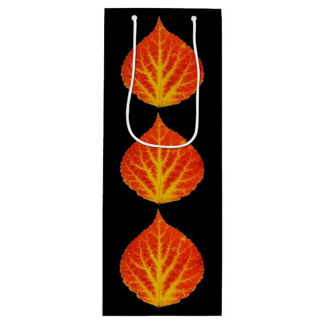 Röd & Gult Aspen Löv #10 (Framsidan)