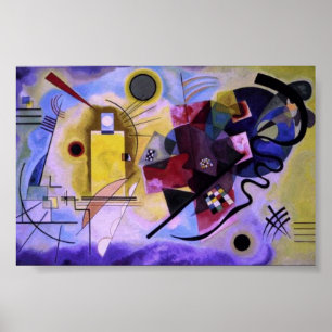 röd-gult-blå poster