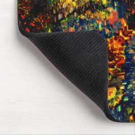 Röd Gult Grönt på Mörk, Blötad papper? Musmatta