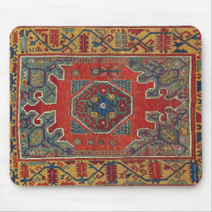 Röd-Gult-turkiskt mönster - Mousepad - HAMbyWG Musmatta