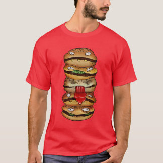 Röd hamburgare! t-shirt