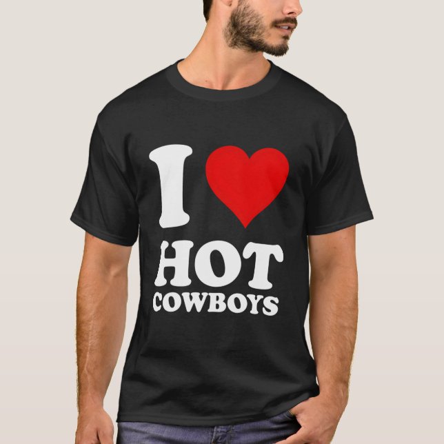 Röd Han Jag Älskar Het Ko T Shirt (Framsida)