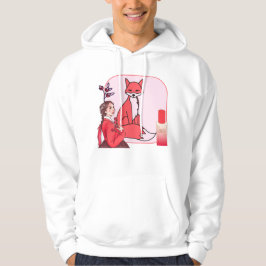 Röd Hanbok, Fox & Matte Cover Foundation Art Hoodie