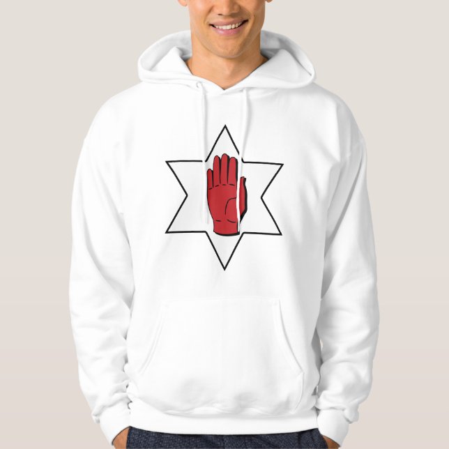 Röd hand av Ulster Hoodie (Framsida)