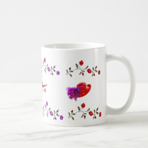 röd hattkopp kaffemugg