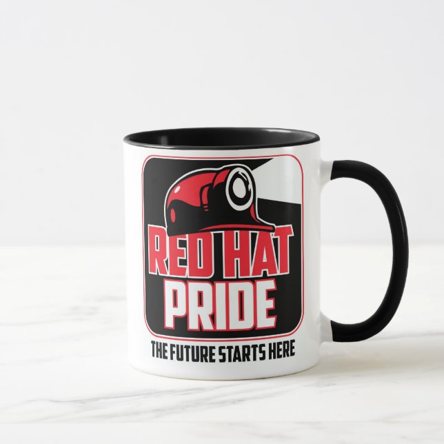 RÖD HATTPRIDE MUGG (Höger)