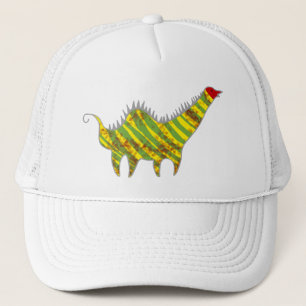 Röd head dinosaur keps
