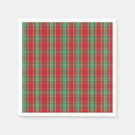 Röd Helgdag jul Play Rustic Land Pappersservett