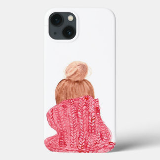 Röd helgdag/vintertröjaiphone case