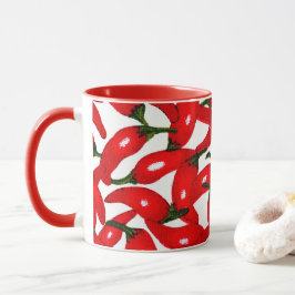 Röd Het Peppar Kryddig  Mugg