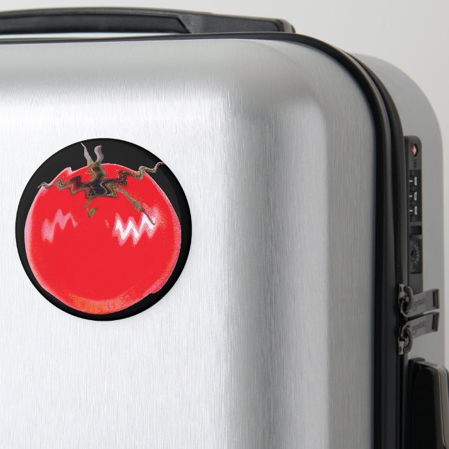 Röd het tomat magnet (In Situ (Luggage))
