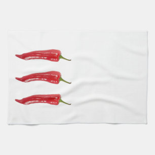 Röd Hett Chili Kökskorn Kökshandduk
