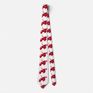 Röd Hibiscus Flower Side View Slips