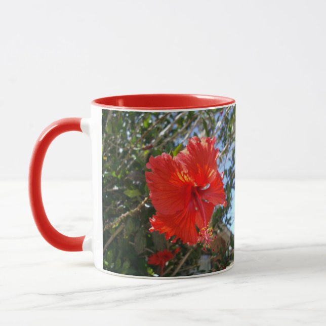Röd Hibiskus-träd, Mugg (Vänster)
